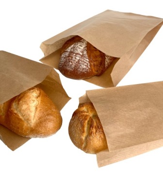 27x12x5cm бумажные пакеты для завтрака 100 шт.