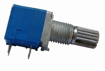 Pot. obrotowy 10k Ohm 9x11 liniowy z wyłącznikiem