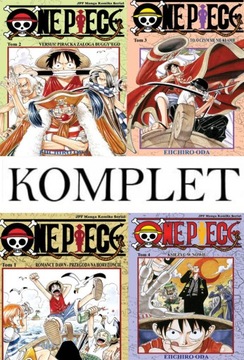 ONE PIECE KOMPLET TOMY 1-3 PL NOWA MANGA