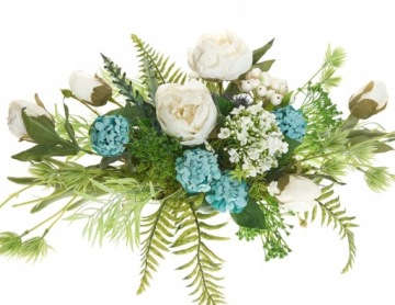 SZTUCZNE KWIATYKOMPOZYCJA STROIK NA GRÓB ELEGANCKI