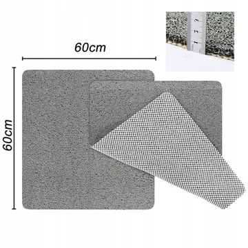 ПРОТИВОСКОЛЬЗЯЩИЙ КОВрик ДЛЯ ВАННОЙ ДУШЕВОЙ ВАННЫ 60Х60СМ