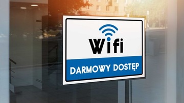 Знак WIFI WI-FI БЕСПЛАТНЫЙ БЕСПЛАТНЫЙ ИНТЕРНЕТ