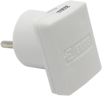 Белый угловой штекер