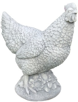 Figura betonowa kura do ogrodu ozdoba