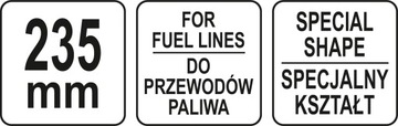 SZCZYPCE DO ZŁĄCZ PRZEWODÓW PALIWOWYCH