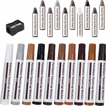БОЛЬШОЙ НАБОР ДЛЯ РЕМОНТА МЕБЕЛИ МАРКЕРЫ ДЛЯ ПАНЕЛЕЙ REPAIR WAXES MARKER XXL