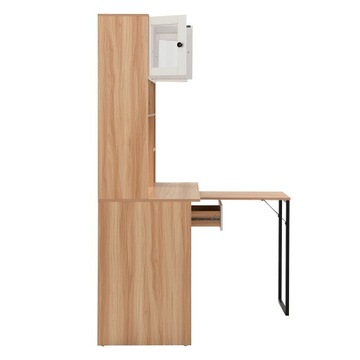 Письменный стол с полкой, рабочий стол со шкафом, письменный стол со шкафом для ПК, компьютерный стол