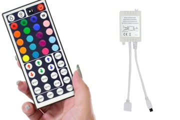 ЦВЕТНЫЕ СВЕТОДИОДЫ RGB SMD 5050 СВЕТОДИОДНАЯ ЛЕНТА ВОДОНЕПРОНИЦАЕМАЯ С ДИСТАНЦИОННЫМ УПРАВЛЕНИЕМ 5м