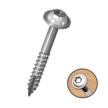 Wkręty do połączeń kieszeniowych 32mm 100szt Mil