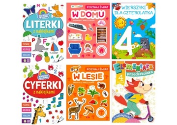 SUPER Zestaw wzorowego 4-latka ĆWICZENIA ZABAWA