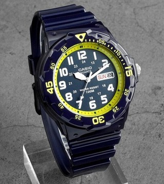 ЧАСЫ МУЖСКИЕ CASIO MRW-200HC-2BVDF 10 Bar (zd174a) + КОРОБКА