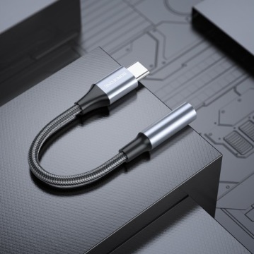 КАБЕЛЬ-АДАПТЕР USB C MINI JACK 3,5 мм AUX DAC