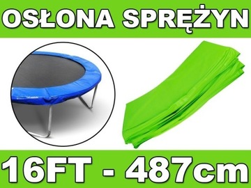 Kołnierz ochronny na sprężyny Zielony do