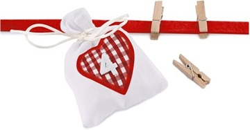 Адвент-календарь ДЖУТОВЫЕ ПОДАРОЧНЫЕ СУМКИ x24