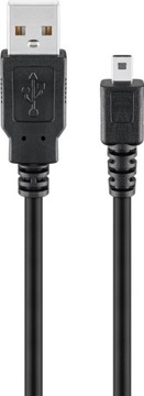 Kabel przewód USB 2.0 Hi-Speed Czarny 1.8m