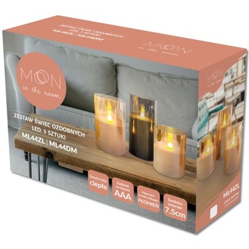 3 СВЕЧИ, ДЕКОРАТИВНЫЕ СВЕЧИ СВЕТОДИОДНЫЕ, ДЫМЧАТОЕ СТЕКЛО, ДЕКОРАТИВНЫЕ, ДЕКОРАТИВНЫЕ РОЖДЕСТВЕНСКИЕ СВЕЧИ