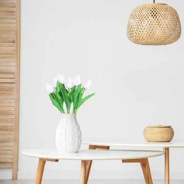 ТЮЛЬПАНЫ БУКЕТ ТЮЛЬПАНОВ ИСКУССТВЕННЫЕ ЦВЕТЫ как настоящие для декоративной вазы