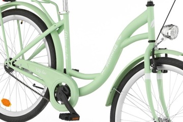 Женский городской велосипед INDIANA Moena S1B 28 дюймов, мятный