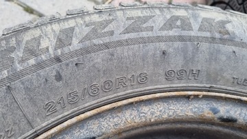 VW КОЛЕСА СТАЛЬНЫЕ ШИНЫ BLIZZAK 215/60 R16 2015 г.