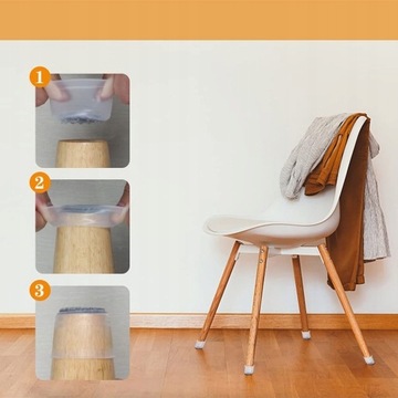 20 шт. Защитные накладки на ножки стула.