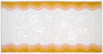 Ręcznik Flora Ocean 70x140 Żółty Greno