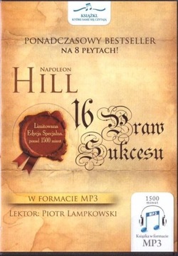 16 PRAW SUKCESU. AUDIOBOOK (8CD), NAPOLEON HILL