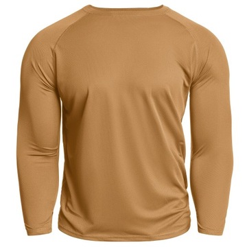 Koszulka termoaktywna długi rękaw MFH US Level I GEN III D-R - Brązowa XL