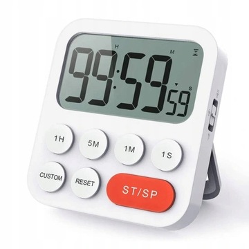 Minutnik Kuchenny Cyfrowy Stoper Timer Magnes LCD
