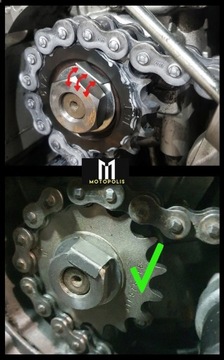 YAMAHA FZS 600 ГАЙКА FAZER + ШАЙБА ЗВЕЗДОЧКИ