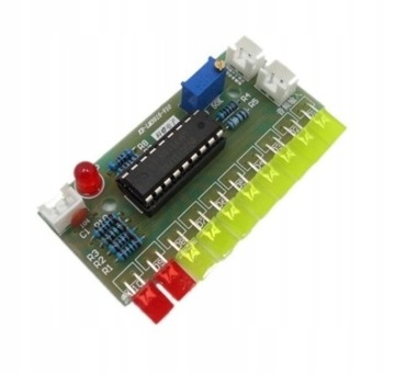 Wskaźnik wysterowania audio 10 LED chip LM3915