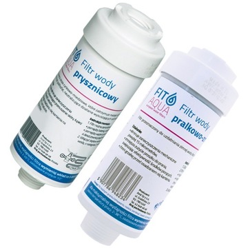 FILTRY WODY FILTR PRYSZNICOWY + PRALKOWY FITaqua