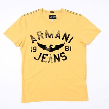 137 ARMANI JEANS MODNY MĘSKI T-SHIRT M