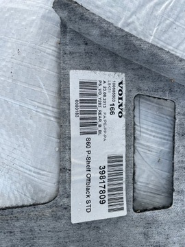 VOLVO S60 II POLIČKA ZADNÍ 39817809