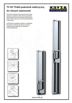 Подъемник для телевизора TS460 подъемник 64,5-110,5 см/50 кг