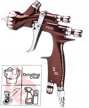 BENBOW PISTOLET LAKIERNICZY MALOWANIE SAMOCHODU PK80 1,3 MM MP i AKCESORIA
