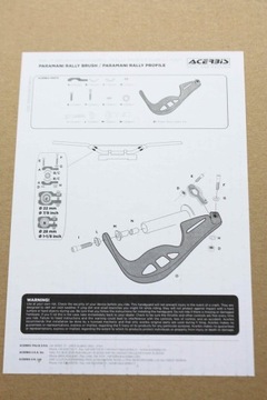 Поручни Acerbis RALLY PROFILE черные