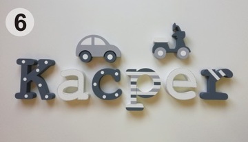 ИМЯ РЕБЕНКА 3D РАЗНОЦВЕТНЫЕ БУКВЫ - ДЕКОРЫ