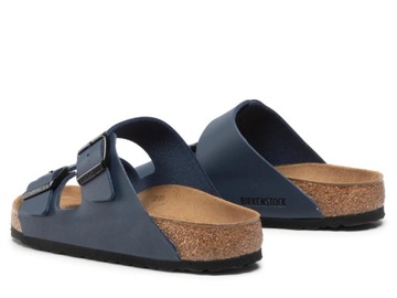 Klapki Męskie Birkenstock 0051751 ARIZONA BF Granatowe 43