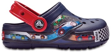 Świecące Crocs Crocband Fun lab autka 34-35 (J3)