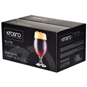 Kieliszki SNIFTER do piwa ciemnego Elite KROSNO