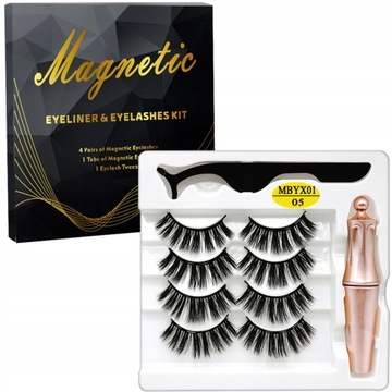 MB 4 пары 5 магнитных ресниц Подводка для глаз Twee