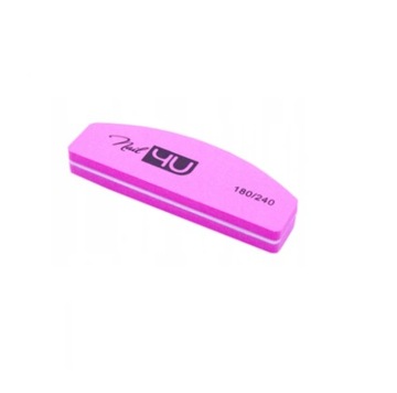 Bloczek Nail4U Blok Polerski 180/240 Candy Pink