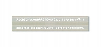 KOH-I-NOOR SZABLON KREŚLARSKI LITERY/CYF 3,5/0,35