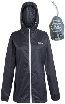 Kurtka przeciwdeszczowa Regatta RWW305 038 Pack-It ciemny szary L