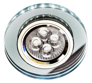 OCZKO PODTYNKOWE OKRĄGŁE WPUSZCZANE GU10 + LED