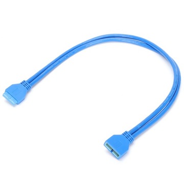 УДЛИНИТЕЛЬ USB 3.0, 20-контактный разъем «папа-мама», 50 см.