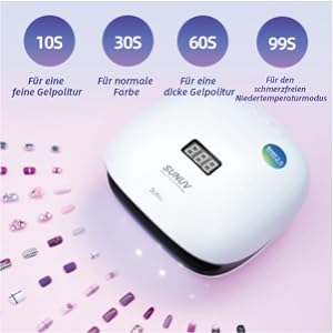 LED+УФ лампа sunuv SUN4 48 Вт белая