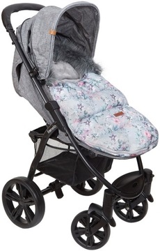 ПРЕМИУМ BABYMAM УТЕПЛЕННЫЙ СПАЛЬНЫЙ МЕШОК ДЛЯ КОЛЯСКИ, САНОК, С МЕХОМ