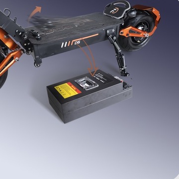 Электросамокат для взрослых OBARTER D5 12 дюймов 70км/ч 35Ач 5000Вт