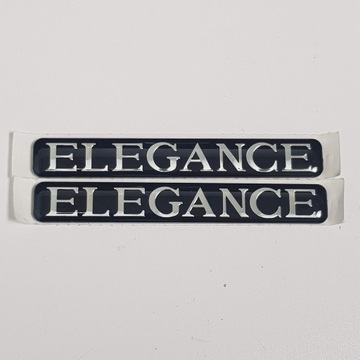 MERCEDES NAPIS EMBLEMAT NAKLEJKA ELEGANCE 2SZTUK